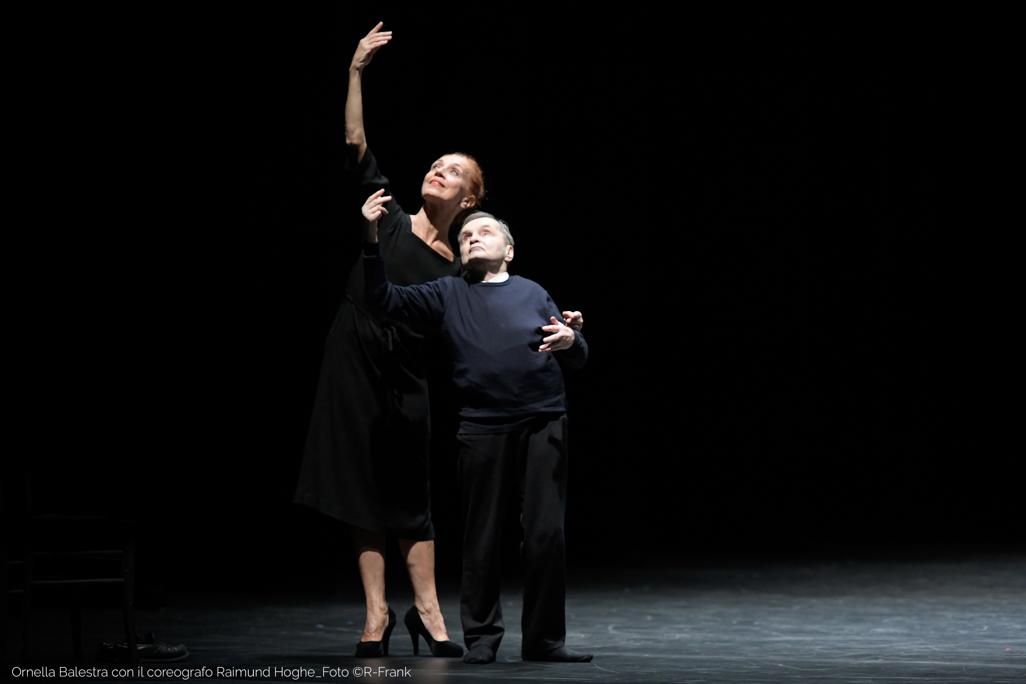 Ornella Balestra mit Raimund Hoghe, Deutscher Tanzpreis 2020, Essen, Deutschland © Rosa-Frank.com